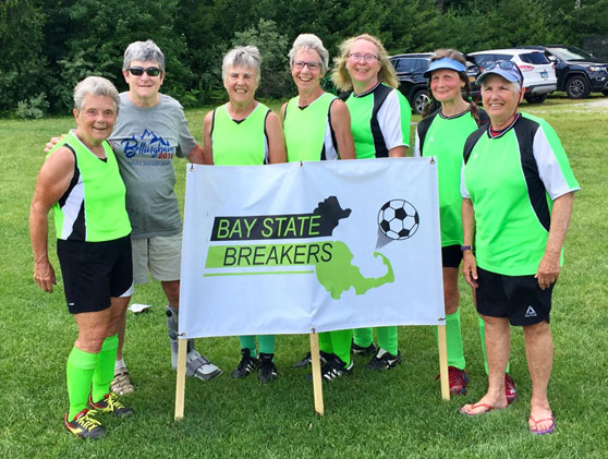 Over 70s at Soccerfest 2019